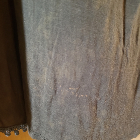 Tru Self Olive Green Boho Flared Sleeve Top - Picture 5 of 10